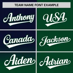 Green Navy Half Gradient Authentic Baseball Jersey 3