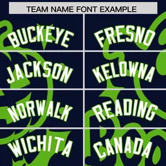 Green Navy Olive Halloween Bats Pumpkins Ghost Letterman Jacket 9