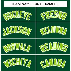Green Neon Green-White Varsity Full-Snap Letterman Jacket 3