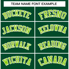 Green Neon Green-White Varsity Full-Snap Letterman Jacket 3
