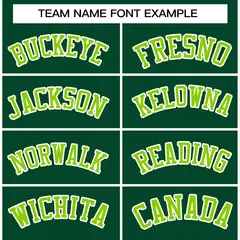 Green Neon Green-White Varsity Full-Snap Letterman Jacket 5