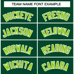 Green Neon Green-White Varsity Full-Snap Letterman Jacket 5