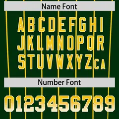 Green Oakland City Silhouette Baseball Jersey 4