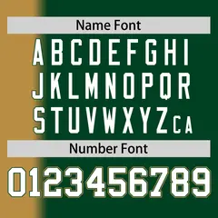 Green Old Gold Pinstripe Gradient Baseball Jersey 4
