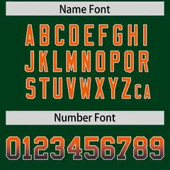 Green Orange and Navy Gradient Sides Fashion Football Jersey 4