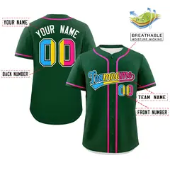 Green Pansexuality Pride Month Baseball Jersey 2