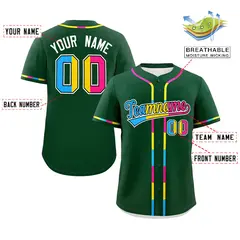Green Pansexuality Pride Month Baseball Jersey 2