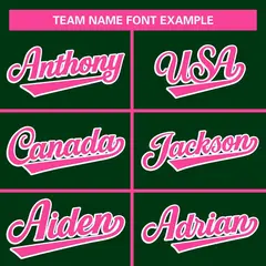 Green Pink Raglan Full-Snap Varsity Letterman Baseball Jacket 5