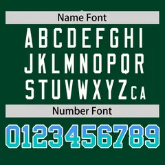 Green Powder Blue-Aqua Gradient Side Baseball Jersey 4