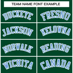 Green Powder Blue-White Raglan Varsity Full-Snap Letterman Jacket 3