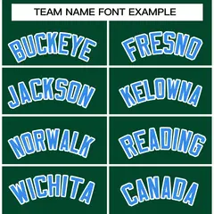 Green Powder Blue-White Raglan Varsity Full-Snap Letterman Jacket 5