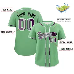 Green Pride Month Classic Baseball Jersey Genderless 2