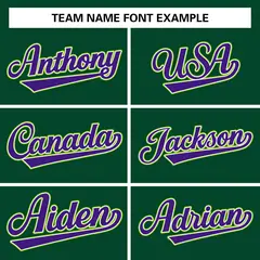 Green Purple-White Raglan Varsity Full-Snap Letterman Jacket 5