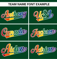 Green Rainbow Pride Month Raglan Sleeves Baseball Jersey 3