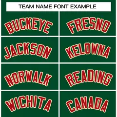 Green Red-Khaki Classic Varsity Full-Snap Letterman Jacket 3