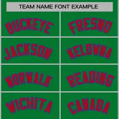 Green Red-Royal Classic Varsity Full-Snap Letterman Jacket 5