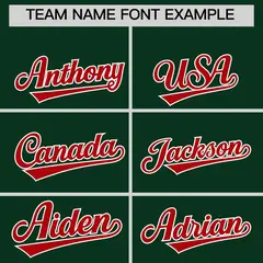 Green Red White Full-Snap Short Sleeve Varsity Jacket 5