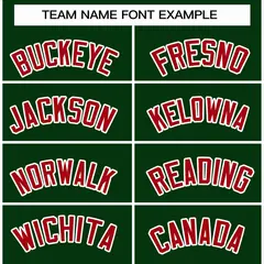 Green Red White Raglan Varsity Full-Snap Letterman Jacket 3