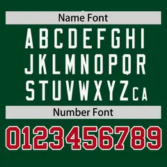 Green Red-White Stripe Raglan Baseball Jersey 4