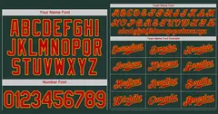 Green Red-Yellow Authentic Classic Baseball Jersey 3