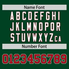Green Red Zebra Graffiti Authentic Baseball Jersey 4