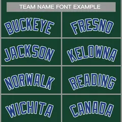 Green Royal-White Classic Casual Basketball Jersey 3