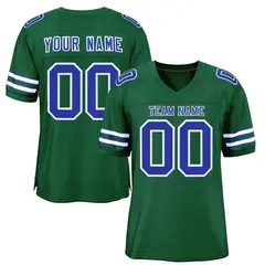 Green Royal-White Classic Style Authentic Football Jersey 1