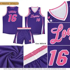 Green Star Pattern Color Block Shoulders Basketball Jersey 6