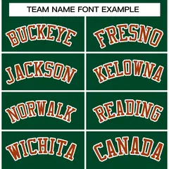 Green Texas Orange-White Raglan Varsity Full-Snap Letterman Jacket 3