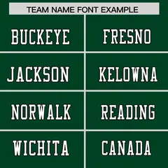 Green White-Black Classic Authentic Football Jersey 3