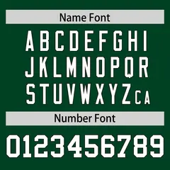 Green White-Black Classic Authentic Football Jersey 4