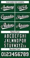 Green White-Black Classic Basketball Jersey 2