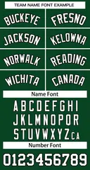 Green White-Black Classic Basketball Jersey 2