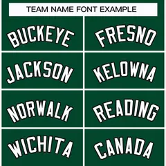Green White-Black Classic Hockey Jersey 3