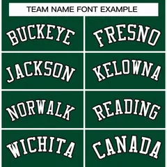 Green White-Black Classic Hockey Jersey 3