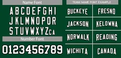 Green White-Black Classic Style Authentic Football Jersey 3