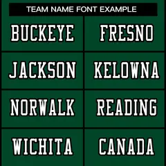 Green White-Black Classic Style Authentic Football Jersey 3