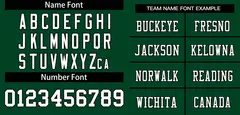 Green White-Black Classic Style Mesh Football Jersey 3