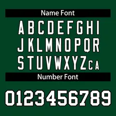 Green White-Black Classic Style Mesh Football Jersey 4