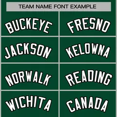Green White-Black Classic Varsity Full-Snap Letterman Jacket 3