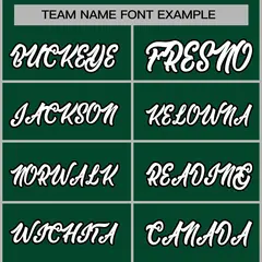 Green White-Black Classic Varsity Full-Snap Letterman Jacket 3