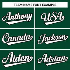 Green White-Black Classic Varsity Full-Snap Letterman Jacket 5