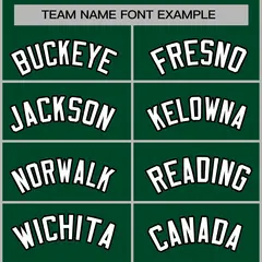 Green White-Black Classic Varsity Full-Snap Letterman Jacket 5