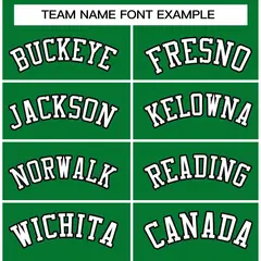 Green White-Black Classic Varsity Full-Snap Letterman Jacket 5