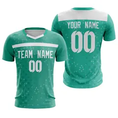 Green White Breathable Sport Soccer Jersey