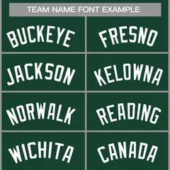 Green White Classic Casual Basketball Jersey 3