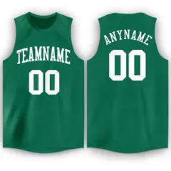 Green White Classic Fashion Basketball Jersey 1