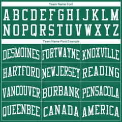 Green White Classic Fashion Basketball Jersey 4
