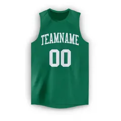 Green White Classic Fashion Basketball Jersey 5