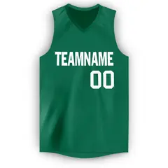 Green White Classic Men Casual Basketball Jersey 5